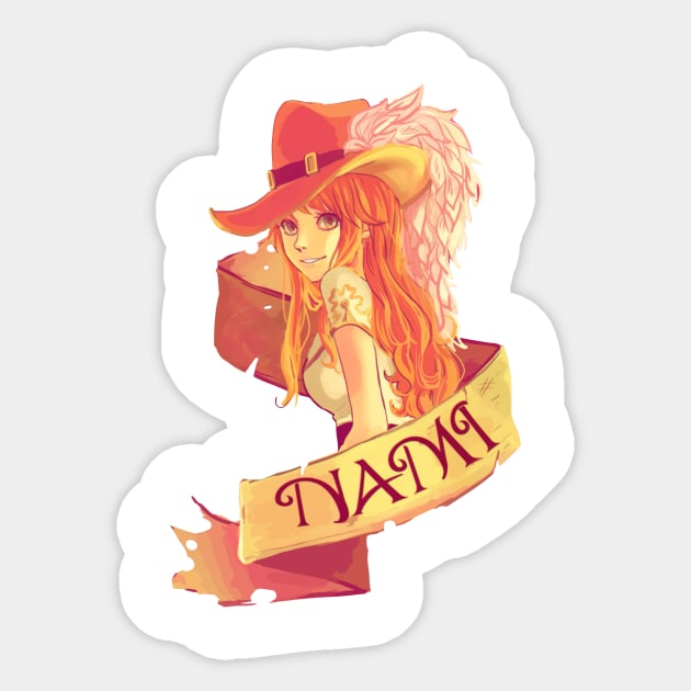 Nami One Piece Sticker by KDungUniversal